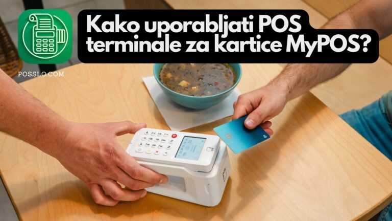 Kako uporabljati POS terminale za kartice MyPOS