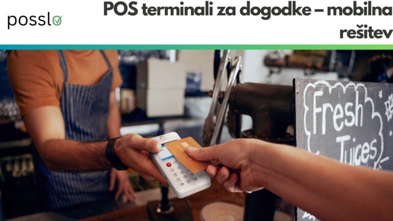 POS terminali za dogodke – mobilna rešitev