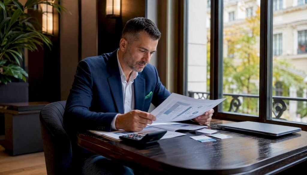 Podjetnik raziskuje možnosti plačevanja, ki so primerne za mala in srednja podjetja.